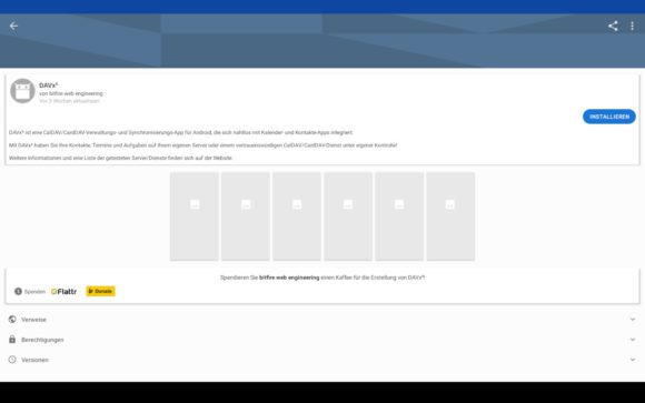 DAVx⁵ ist bei F-Droid zu finden