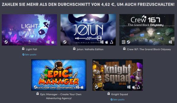 Humble Québec Indies Bundle – schlage den Durchschnitt