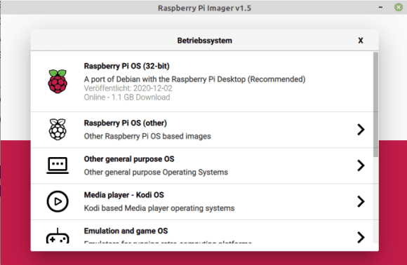 Verbesserter Raspberry Pi Imager