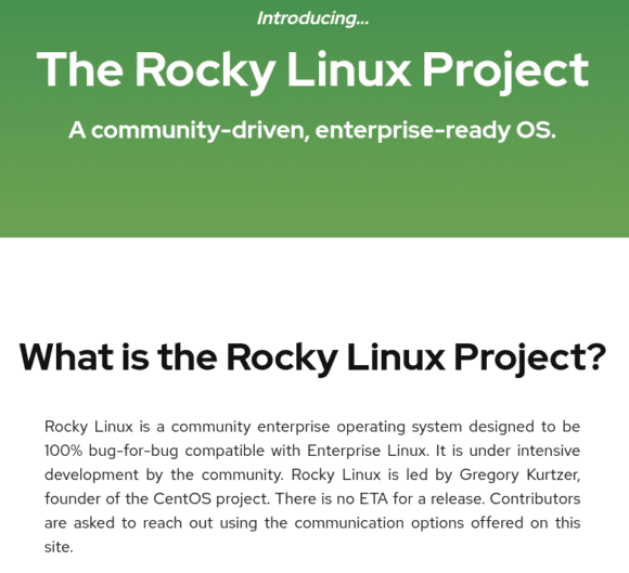 Rocky Linux als Ersatz für CentOS