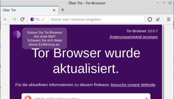 Tor Browser 10.0.7 ist ab sofort verfügbar