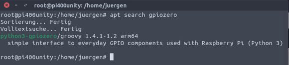 GPIO Zero ist aber da