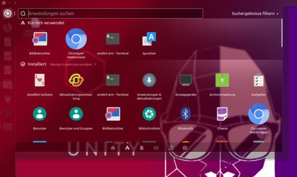 Ubuntu Unity für Raspberry Pi