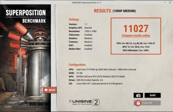 Unigine Superposition – Benchmark