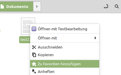 Linux Mint 20.1 mit einer Favoriten-Funktion