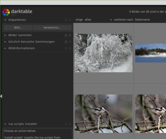 Darktable 3.4.1 ist verfügbar