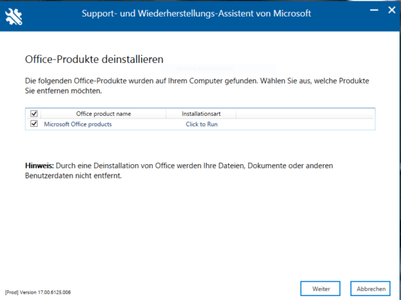 Endlich kann ich Microsoft Office unter Windows 10 deinstallieren