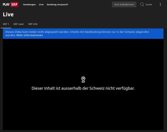 Dieser Inhalt ist ausserhalb der Schweiz nicht verfügbar – also keine Formel 1 im Free-TV