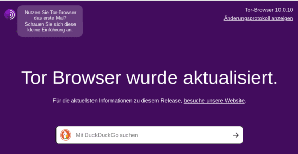 Tor Browser 10.0.10