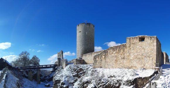 Burgruine Wolfstein – andere Perspektive