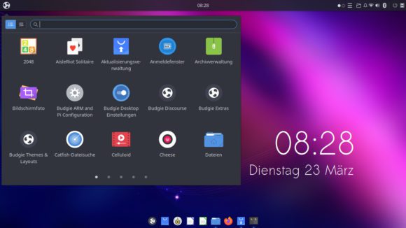 Ubuntu Budgie für Raspberry Pi: Desktop