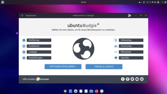 Willkommen zu Ubuntu Budgie für Raspberry Pi