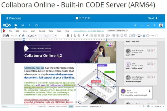 Collabora Online (CODE) für ARM 64