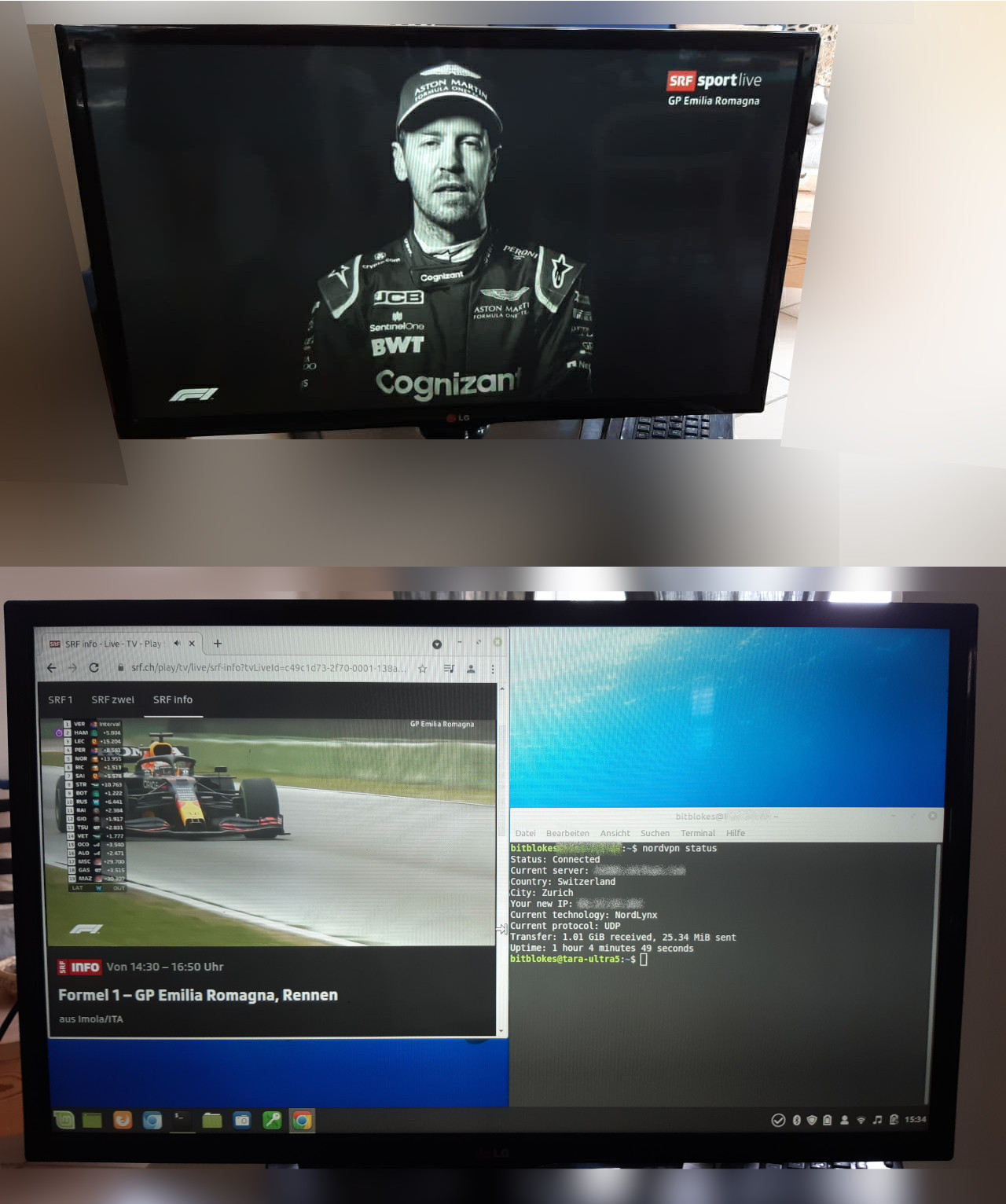 srf live stream formel 1