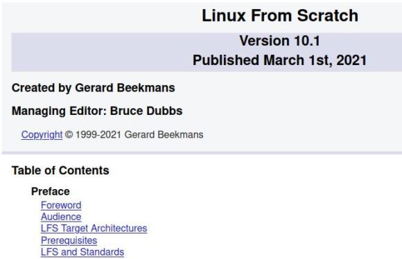 LFS (Linux From Scratch) 10.1 ist verfügbar
