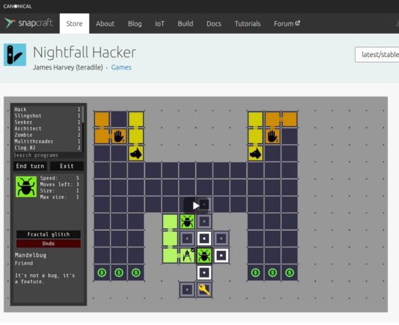 Nightfall Hacker auf Snapcraft