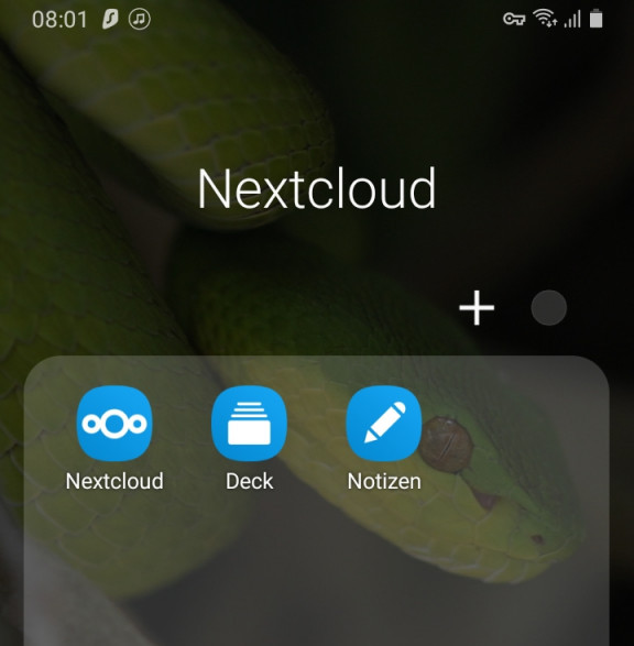 Nextcloud Deck und Notes sind bei mir installiert