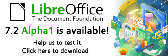 LibreOffice 7.2 Alpha 1 darf getestet werden (Quelle: libreoffice.org)