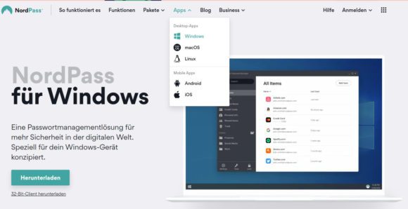 NordPass unterstützt alle populären Betriebssysteme