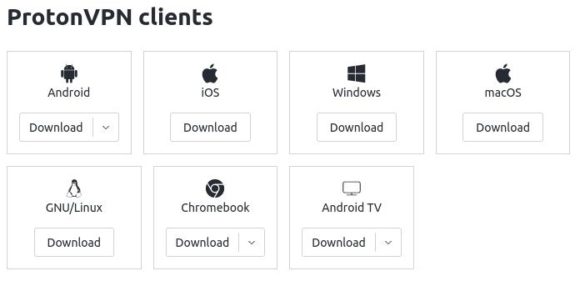 ProtonVPN-Clients – auch für macOS und iOS