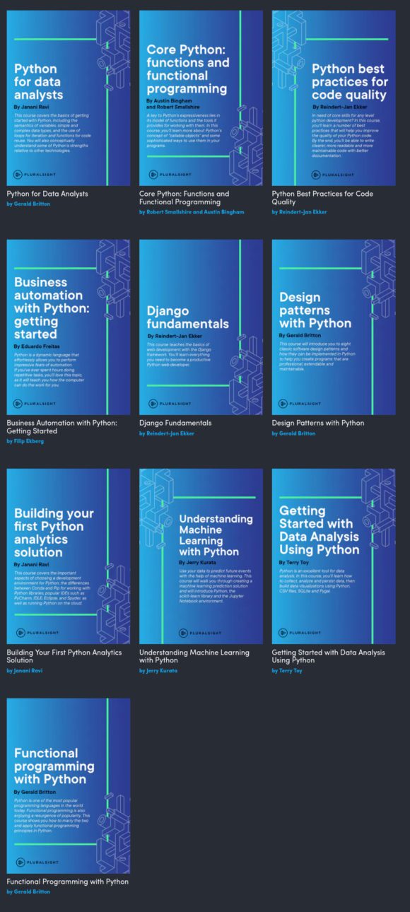 Python Development: 20 Bücher für etwas über Euro