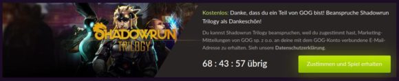 Shadowrun-Trilogie kostenlos bei Gog