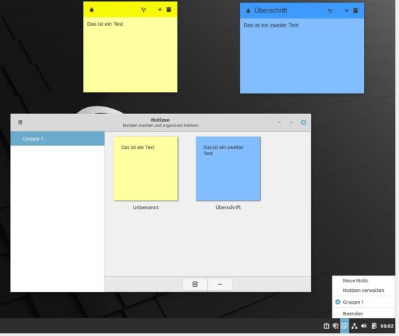 Sticky Notes anstelle von GNote