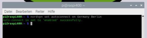 Das Raspberry Pi VPN immer automatisch mit Berlin verbinden