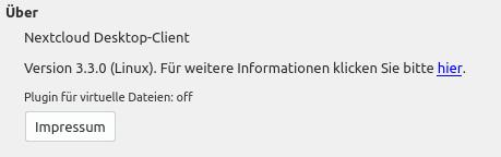 Plugin für virtuelle Dateien ist off … hmmm …