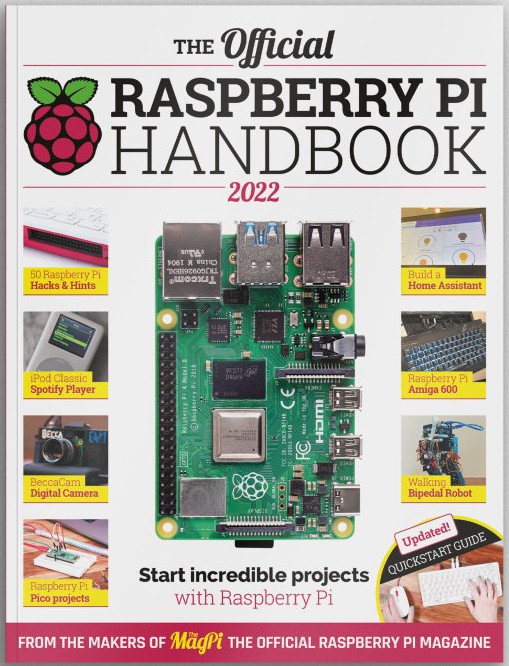 Raspberry Pi Handbook 2022 ist da