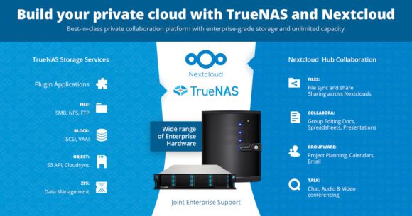 Nextcloud und TrueNAS haben Partnerschaft angekündigt