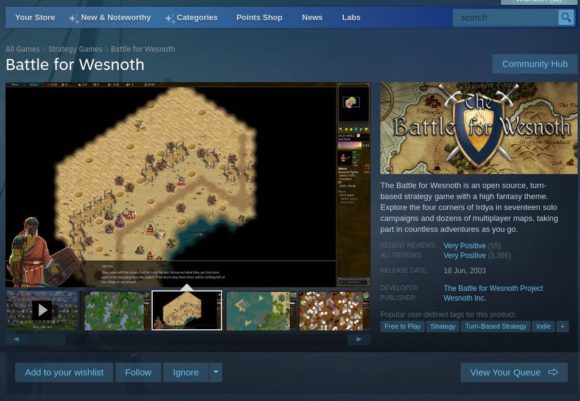 Battle for Wesnoth 1.16 gibt es auch bei Steam – kostenlos
