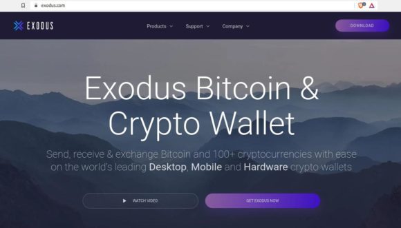 Das ist die echte Website von Exodus