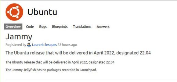 Ubuntu 22.04 LTS wird ein Jammy Jellyfish