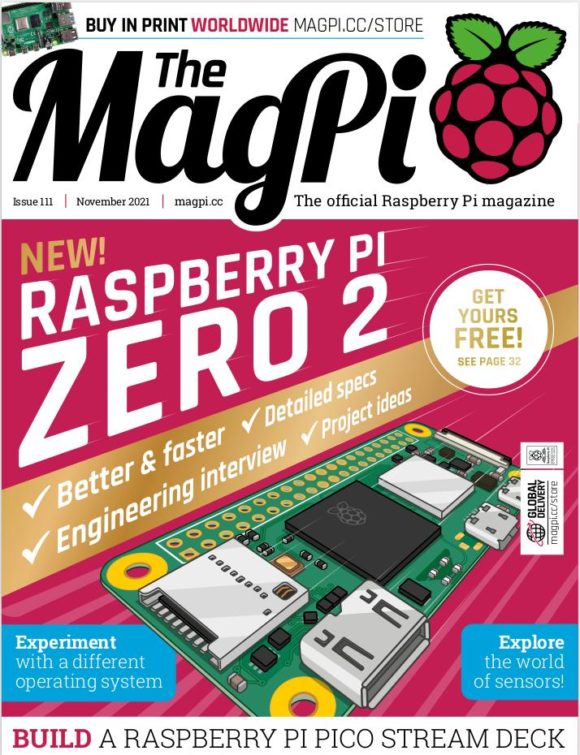 MagPi #111 mit Schwerpunkt Raspberry Pi Zero 2 W