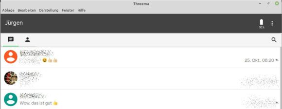 Threema-Client unter Linux