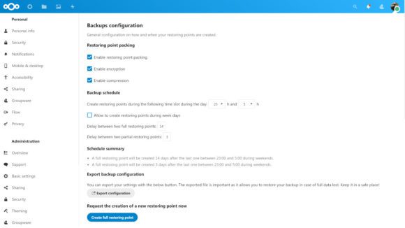 Peer-to-Peer Nextcloud Backup App (Quelle: nextcloud.com)