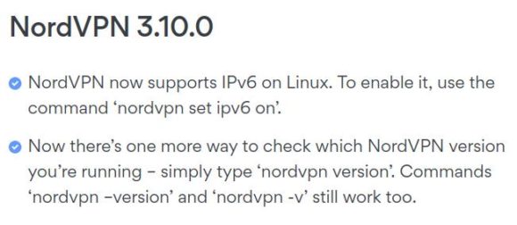 NordVPN unterstützt IPv6