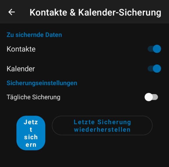 Nextcloud für Android 3.18: Kalender und Kontakte sichern