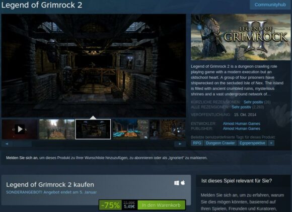 Legend of Grimrock 2