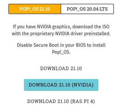 Pop!_OS 21.10 für Raspberry Pi 4