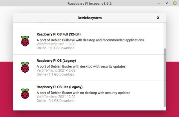 Raspberry Pi OS (Legacy) im Imager verfügbar-pi-os-legacy