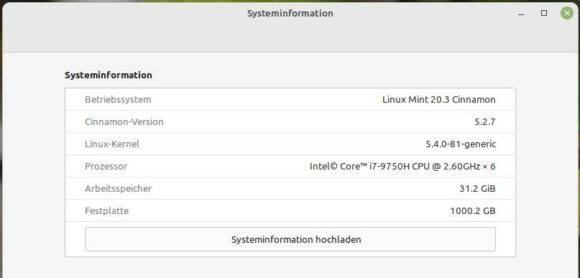 Upgrade auf Linux Mint 20.3 Una erfolgreich