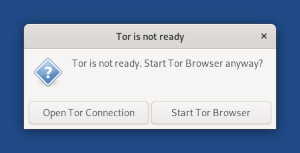 Ist Tor nicht bereits, öffnet sich der Assistent (Quelle: tails.boum.org)