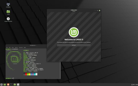 LMDE 5 ist bald fertig (Quelle: linuxmint.com)