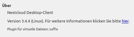 Nextcloud Desktop Client 3.4.4