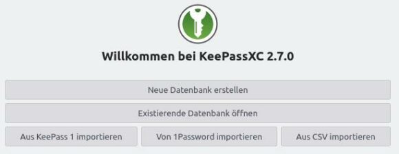 KeePassXC via Snap: Ein Klick auf Existierende Datenbank öffnen hat gar nichts bewirkt