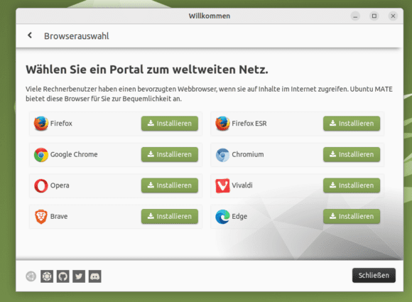 Welchen Browser möchtest Du benutzen?