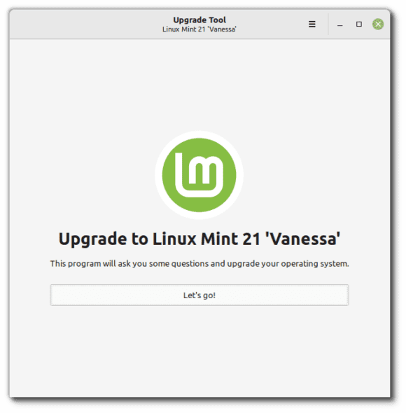 Upgrade auf Linux Mint 21 Vanessa mit MintUpgrade (Quelle: linuxmint.com)