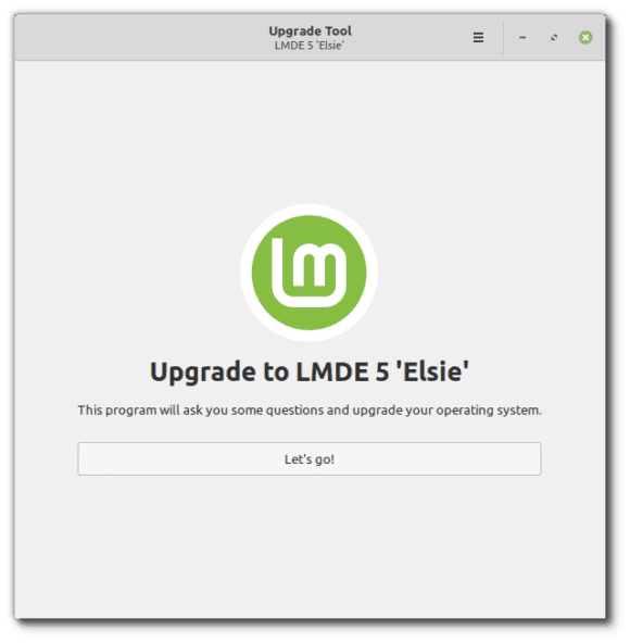 Mit mintupgrade das Upgrade auf LMDE 5 starten (Quelle: blog.linuxmint.com)
